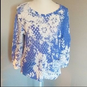 Zenergy by Chico's crochet sweater